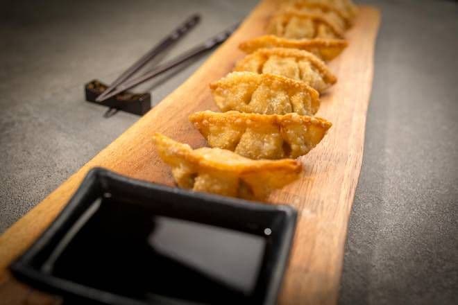 Korean Vegetarian Dumplings (8) | Mandu