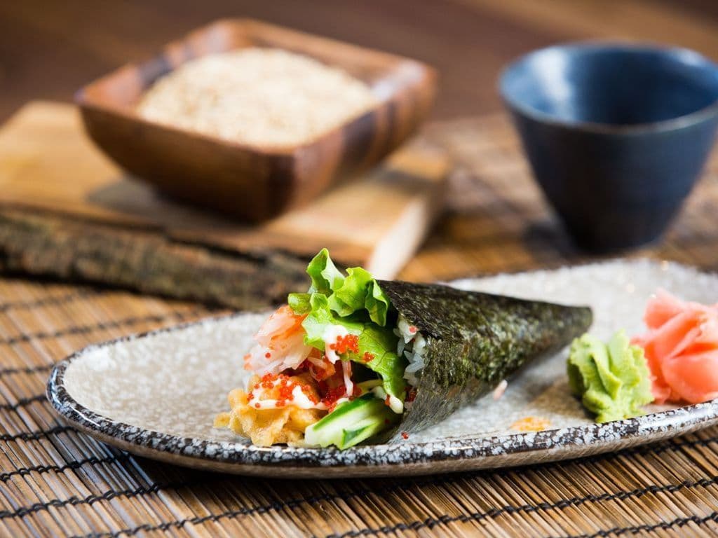 Soft Shell Crab Handroll