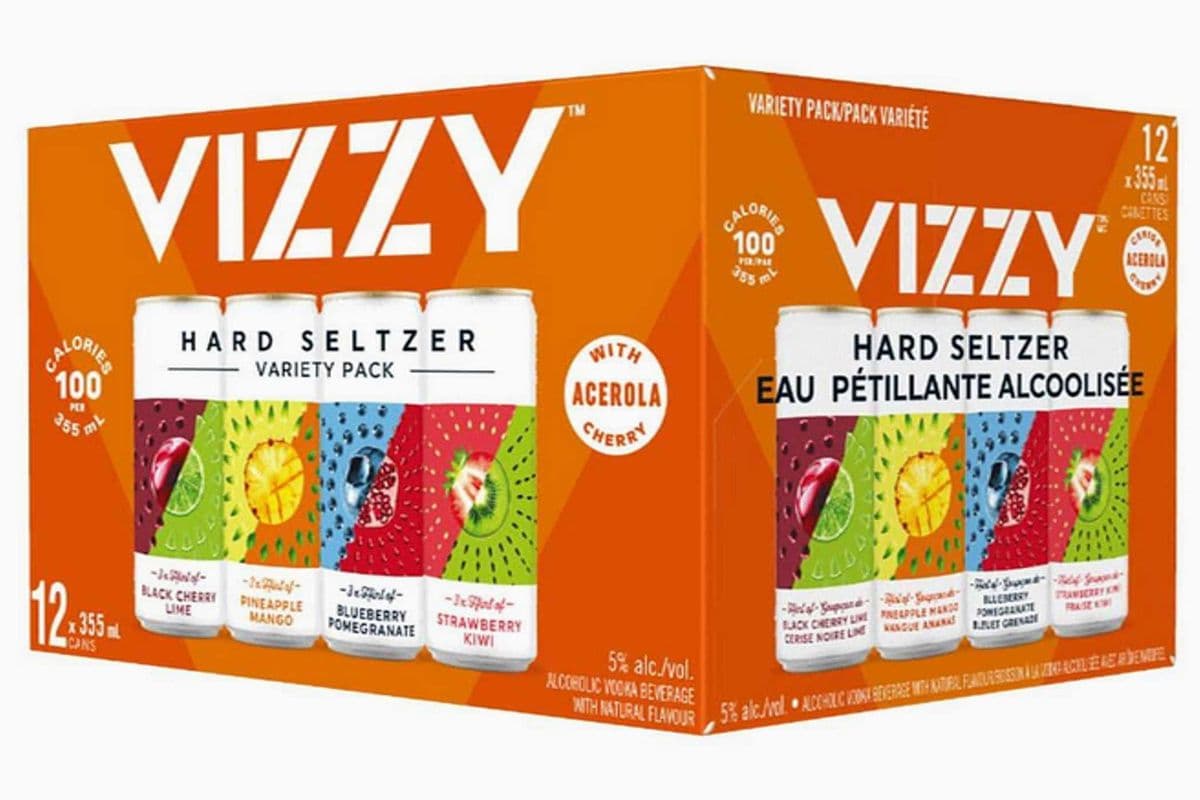VIZZY HARD SELTZER VARIETY PACK (12 x 355ML)