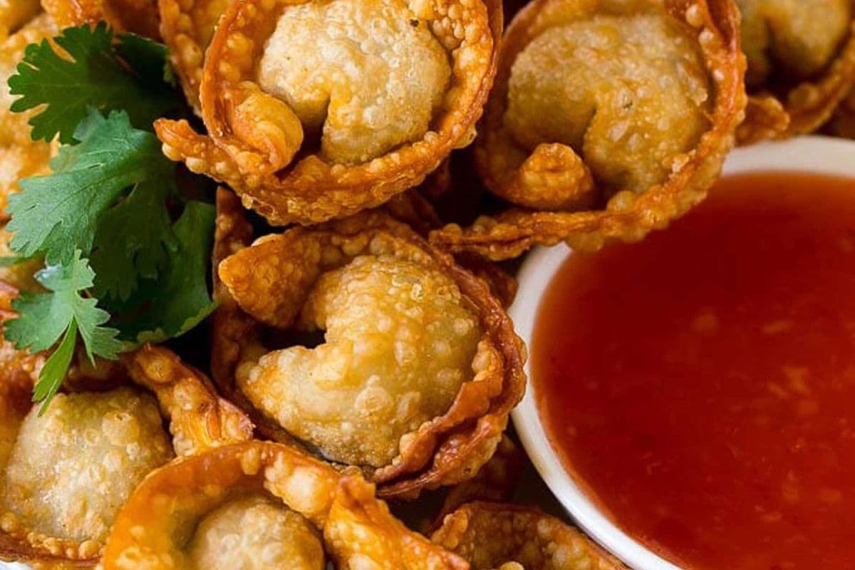Deep-Fried Chicken Wontons