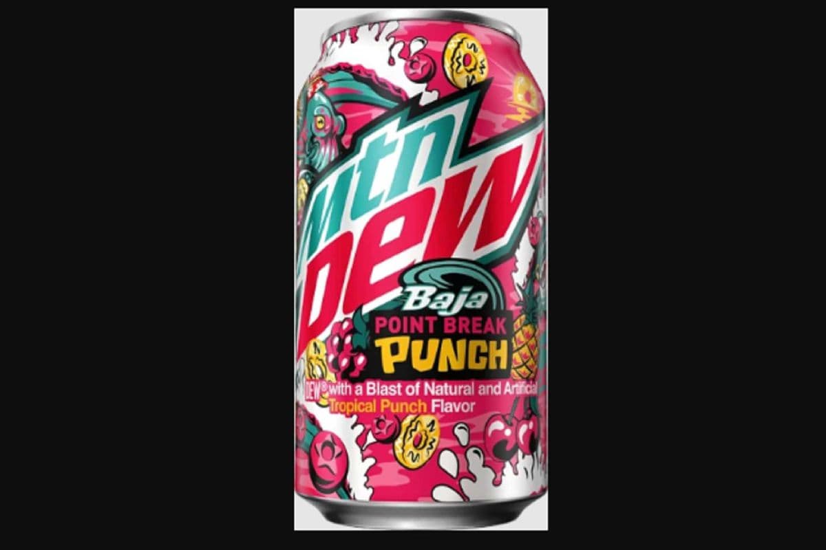 Mountain Dew Baja Point Break Punch Tropical Punch (355 ML)