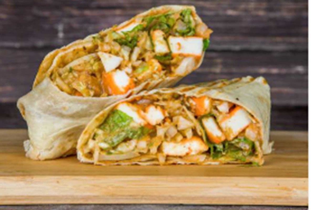 Achari Chicken Wrap