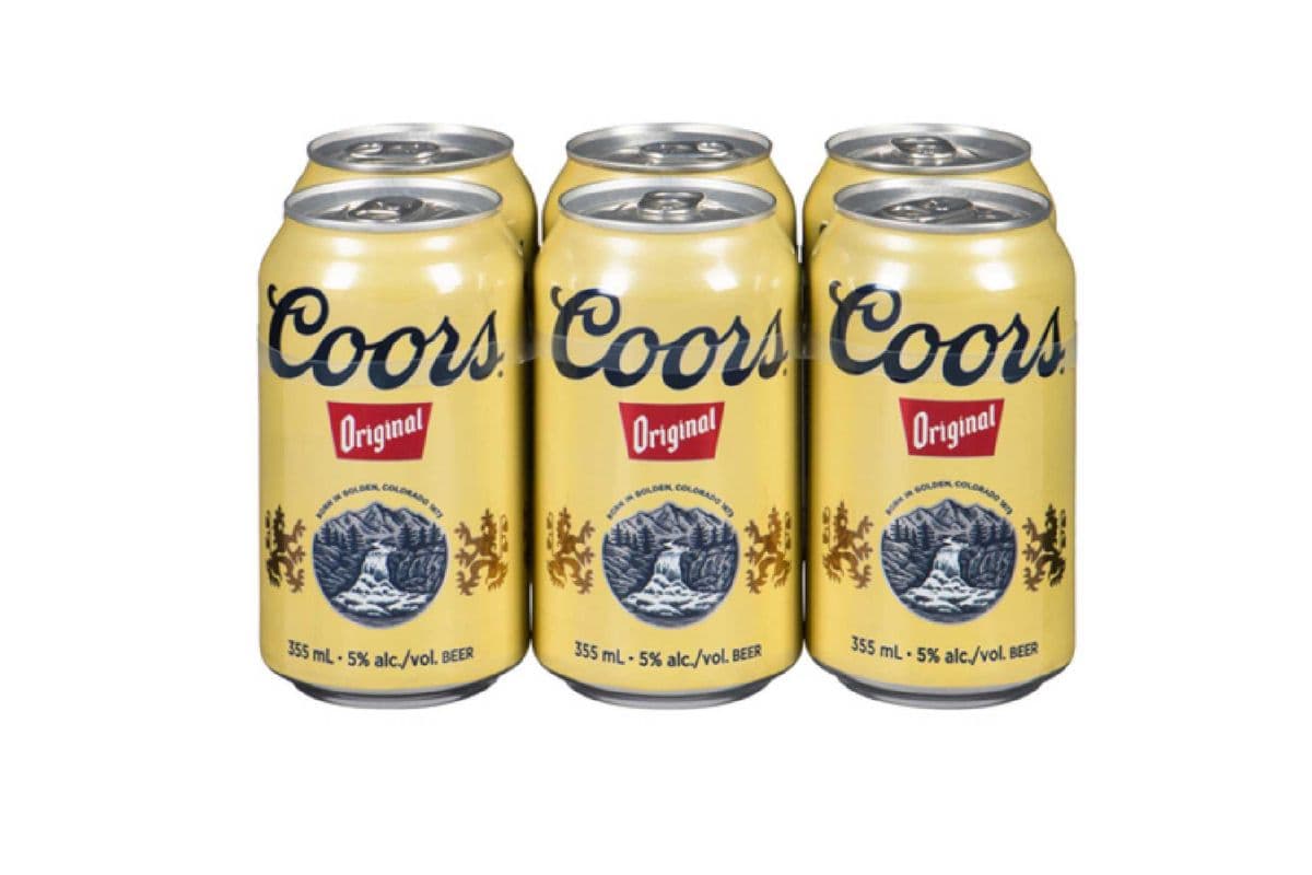 Coors Original (6 Pack Cans) (6 x 355 ml Cans)