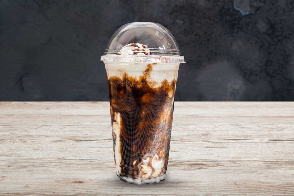 Chocolate Monkey Milkshake Clear Cup (20 oz)