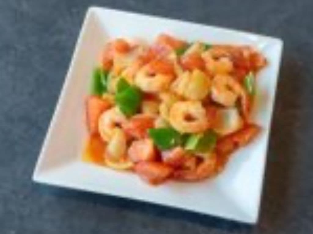 Prawns w.Tomato Sauce