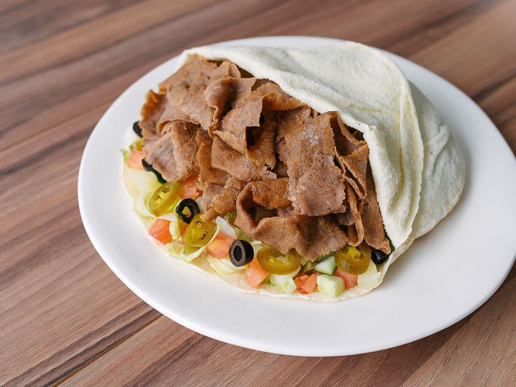 Small Beef Donair Pita Wrap