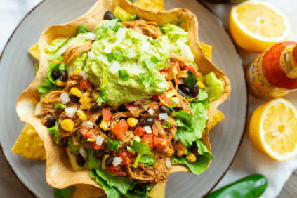 Vegetarian Taco Salad ֍Ṿ