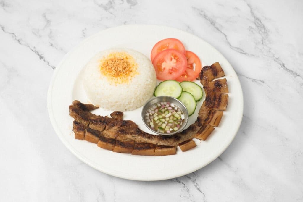 Grilled Pork Liempo Meal (with rice)