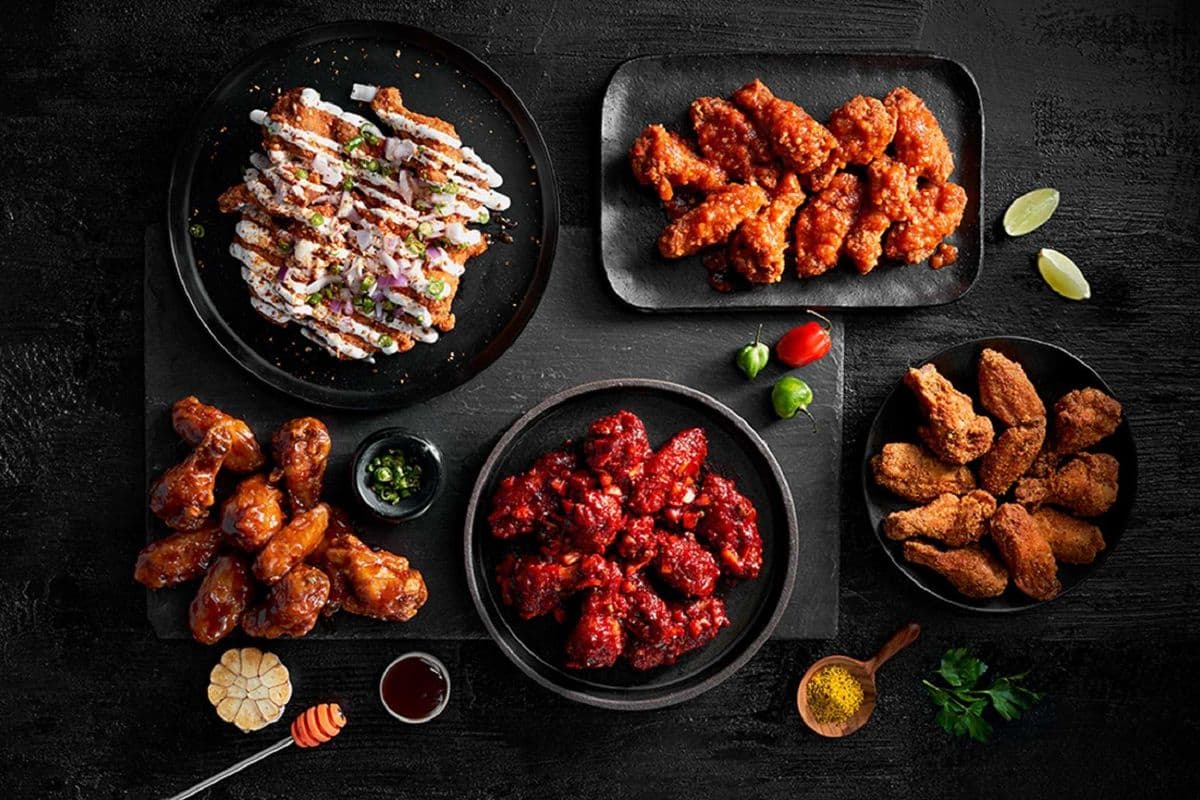 Chicken Wings with Five Flavours (5 lbs)