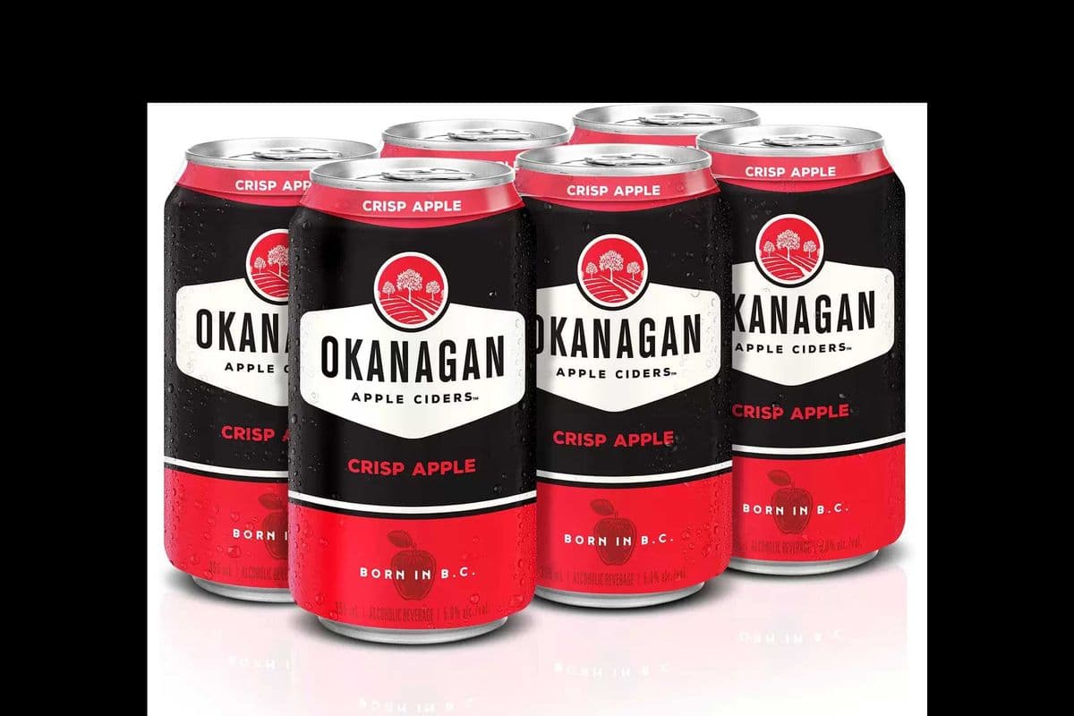 OKANAGAN CRISP APPLE (6 x 355ML CANS) (6 x 355ML)