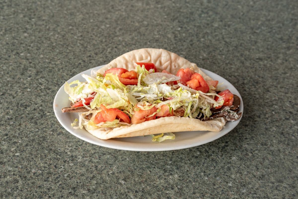 Gyros Pita Bread Sandwich