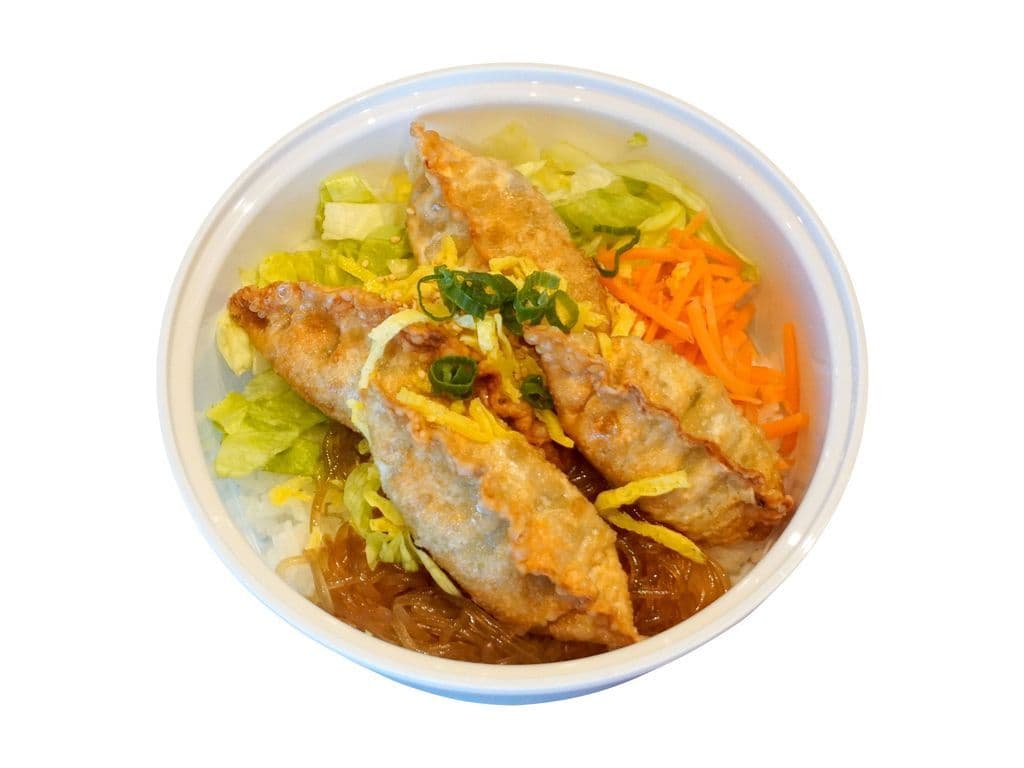 Vege Mandu Ricebowl