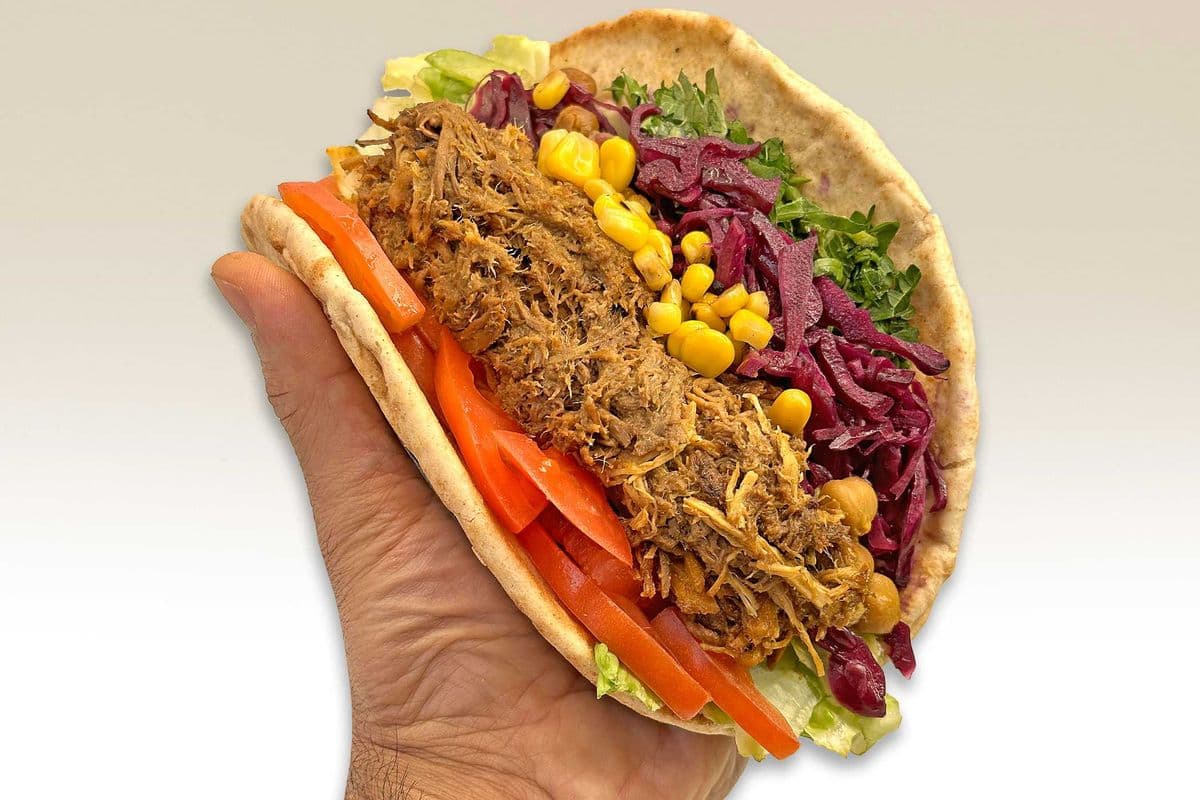 Moroccan Steak Strips Wrap (Pulled Beef)