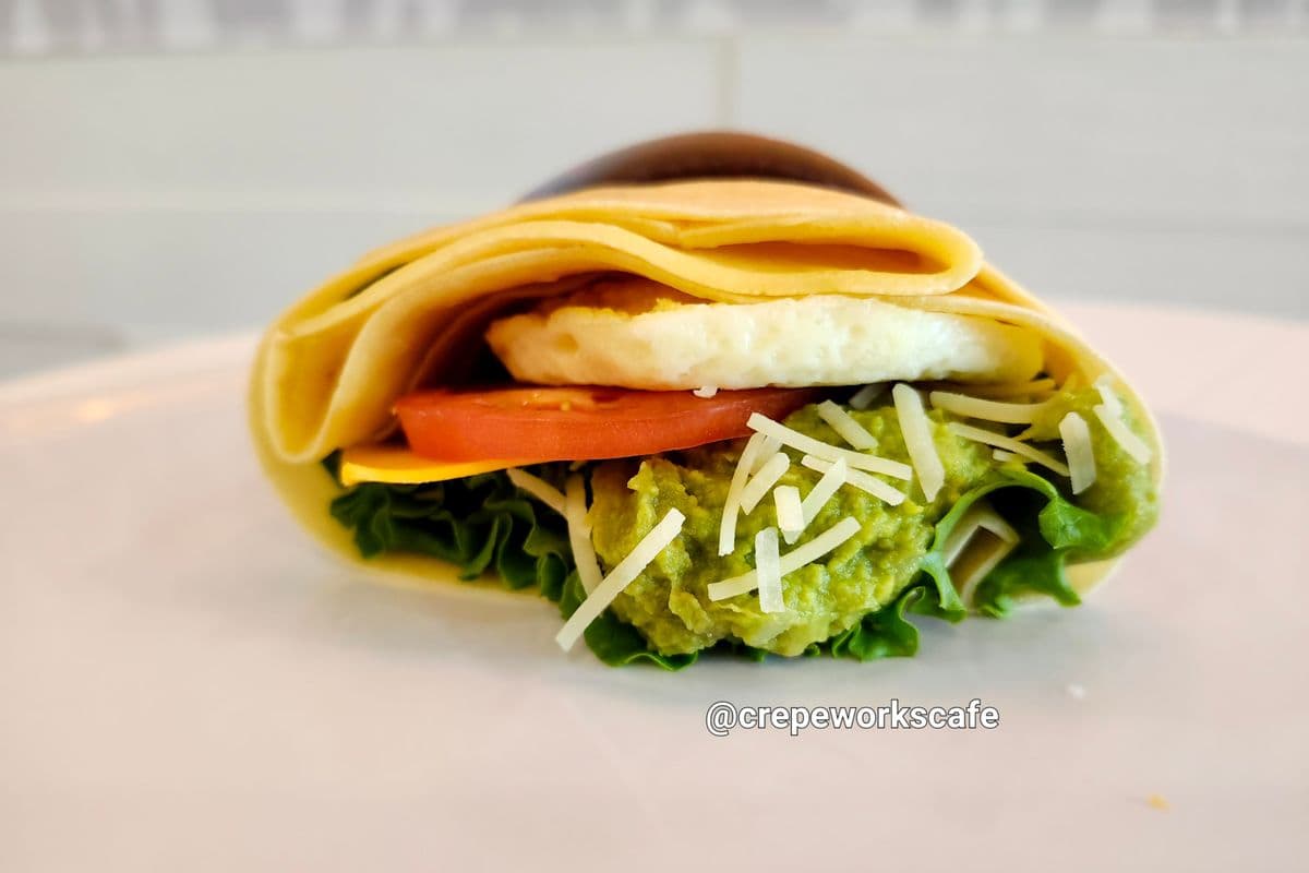 Vegetarian Breakfast Crepe