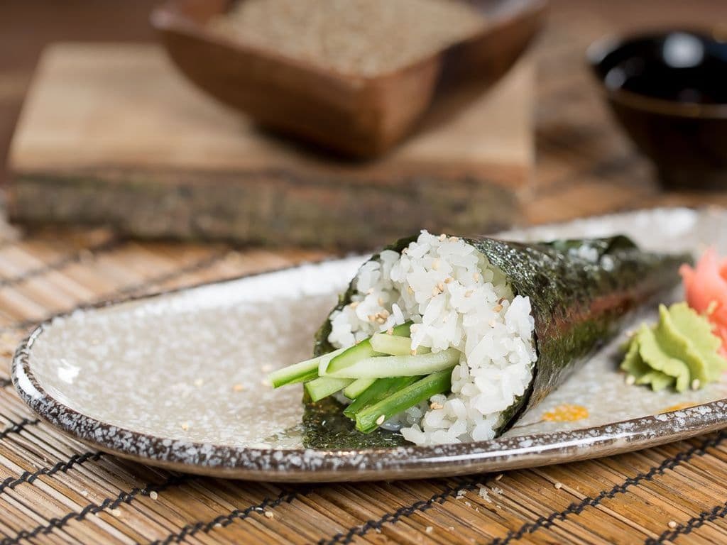 Cucumber Handroll