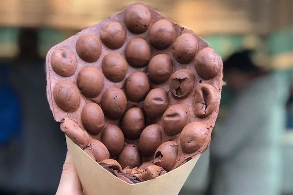 Chocolate Bubble Waffle
