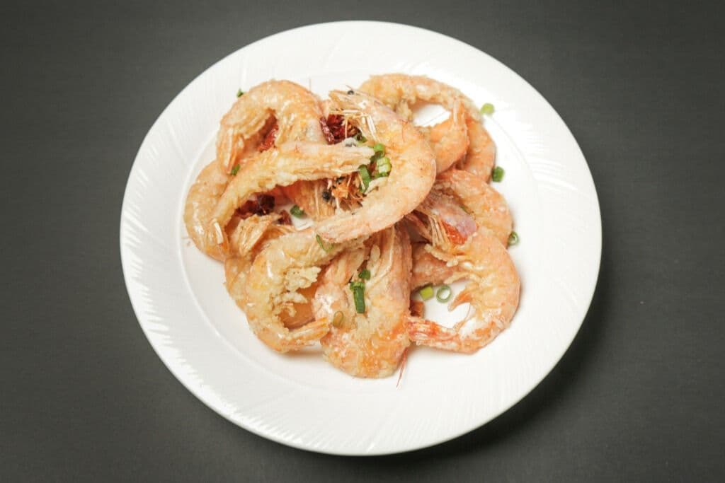 45A. Crevettes salées et épicées (avec coquille) / Salted & Spicy Shrimp (with Shell)