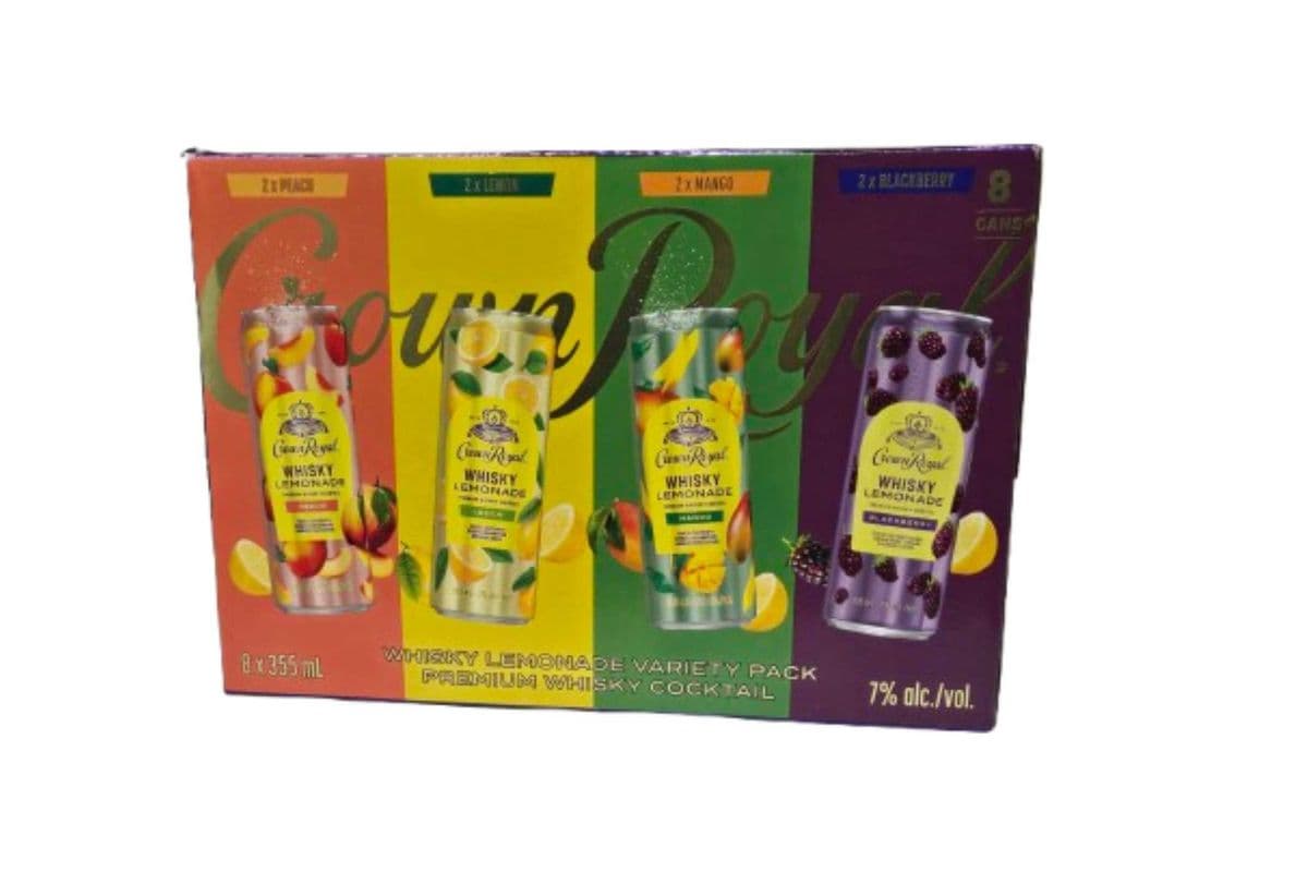Crown Royal Whisky Lemonade Variety Pack (8 x 355ml)