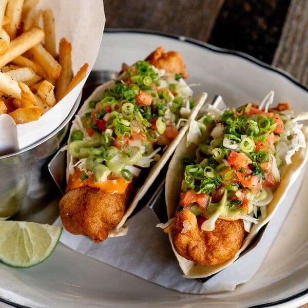 BAJA FISH TACOS (MEAL)