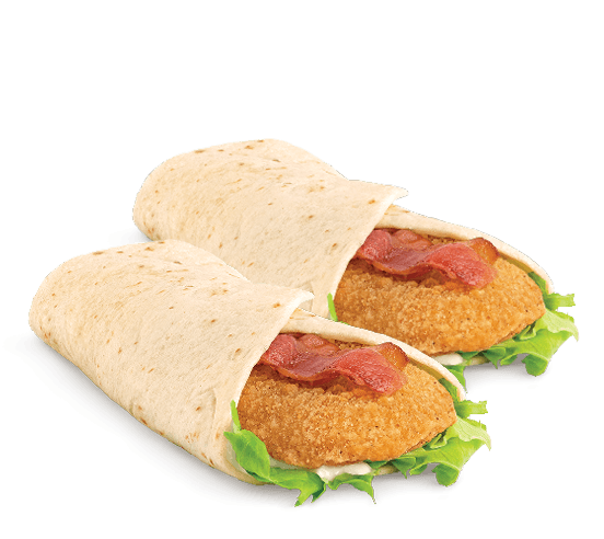 2 Bacon Wraps Combo