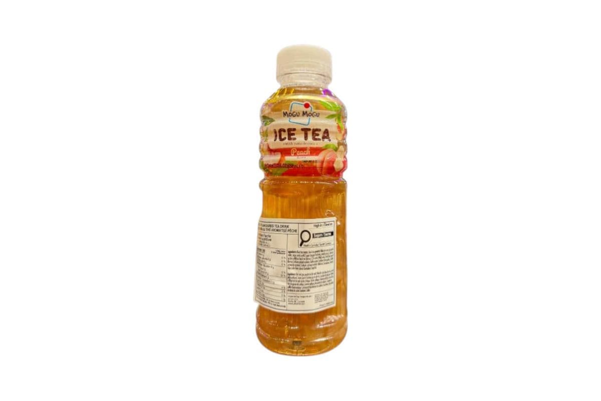 Mogu Mogu Ice Tea Peach (450ml) (130 Cal)