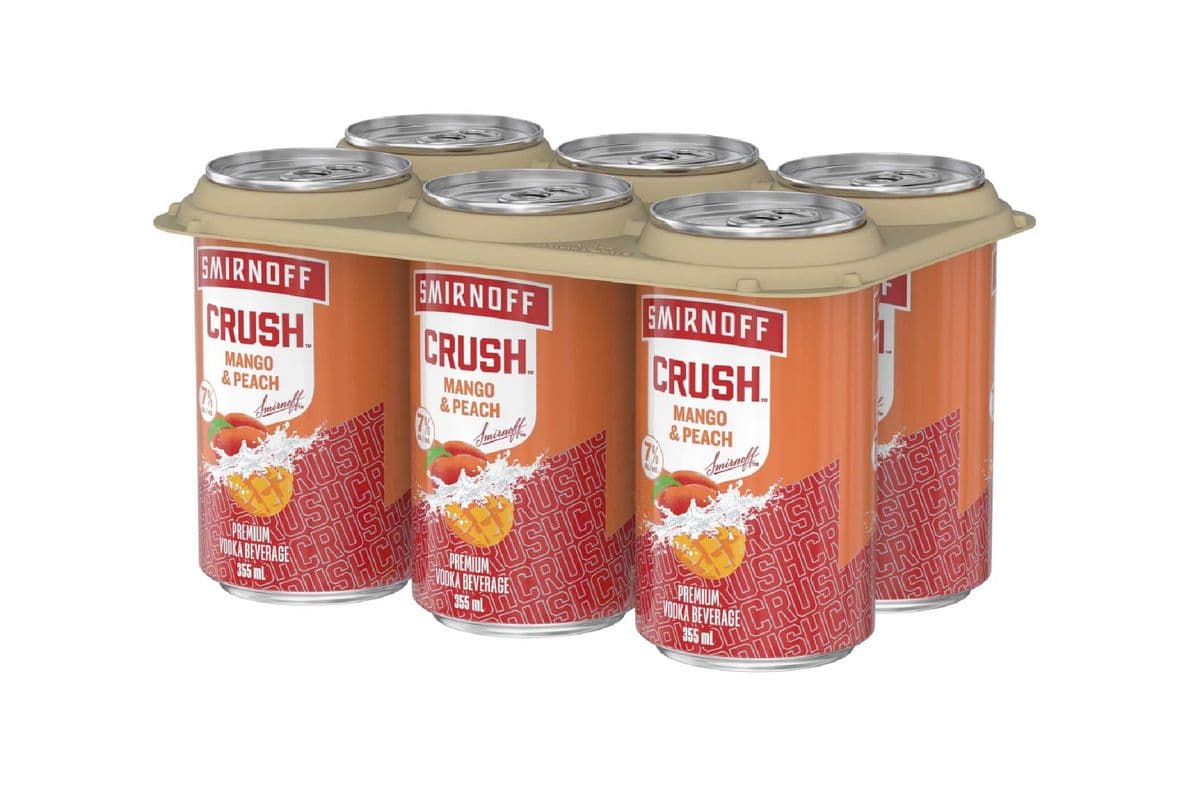 Smirnoff Crush Mango & Peach (6 x 355ml)