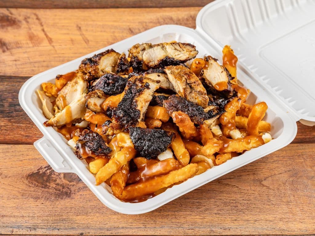 Jerk Chicken Poutine 