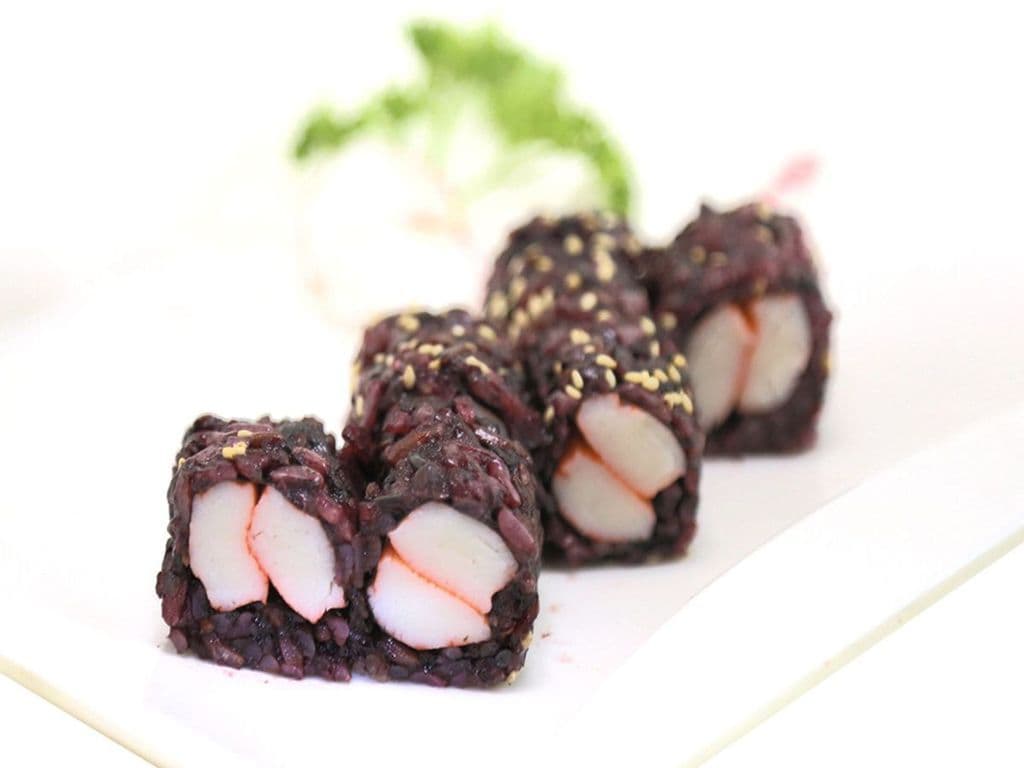 88B browm rice carb meat roll