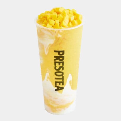 Mango Cheese Cloud / Frappé glacé mousse au fromage à mangue