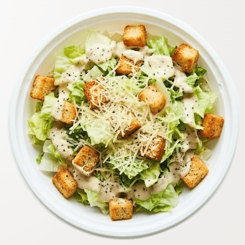 Salade style césar au poulet croustillant / Crispy Chicken Caesar Style Salad