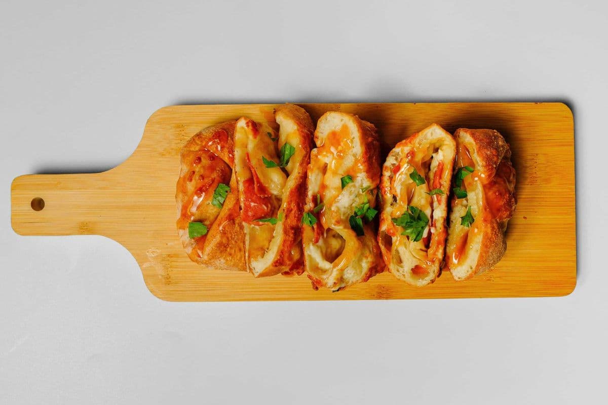 Hot Honey Pepperoni Scrolls