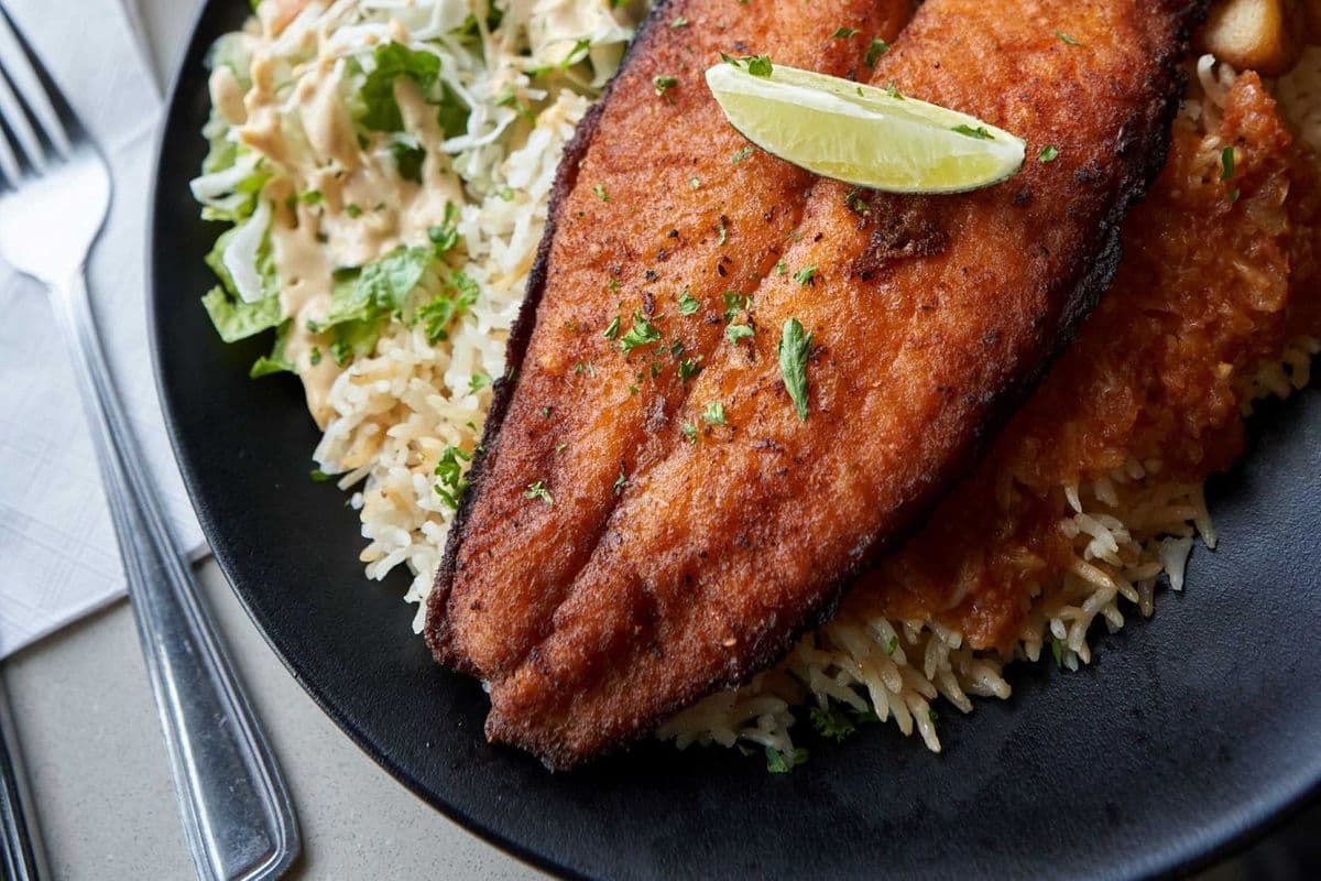 Pan Fried Fish Plate