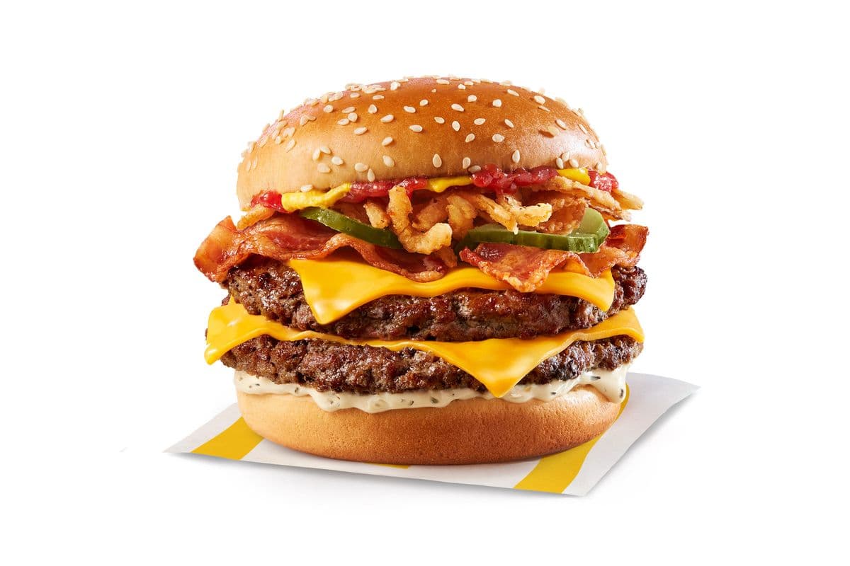 Double Creamy Parmesan & Bacon Quarter Pounder [890.0 Cals]