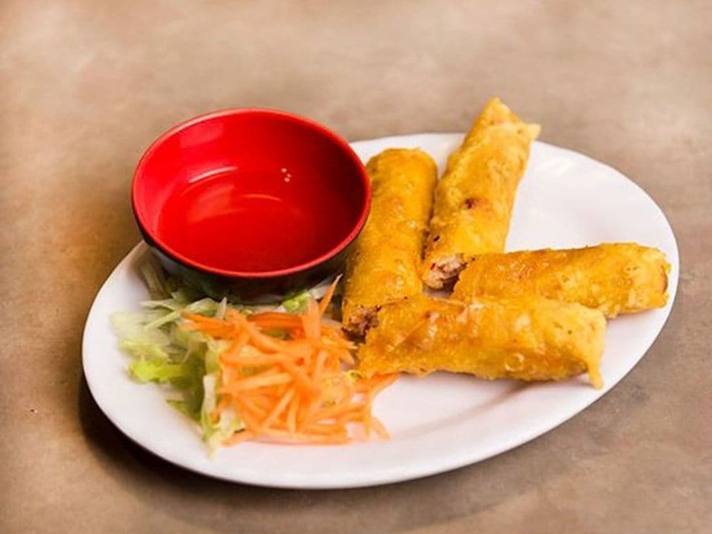 A1 - Fried Pork & Shrimp Spring Rolls