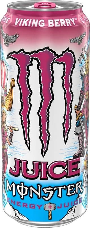 Monster Boisson Énergisante Baie 473ml/ Monster Energy Drink Viking Berry 473ml