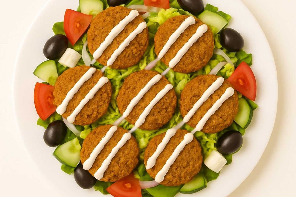 Alley Falafel on Ice Salad