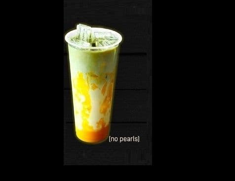Mango Matcha Milk (No pearl)