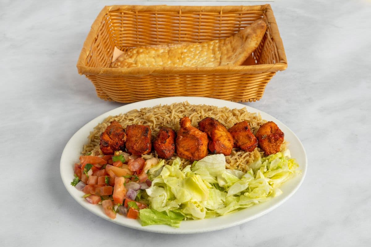 Tandoori Chicken Kabob Dinner