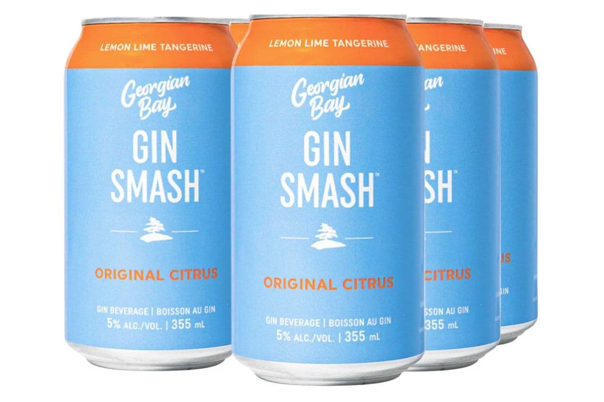 Georgian Gin Smash- Original Citrus (6 x 355 ml Cans)