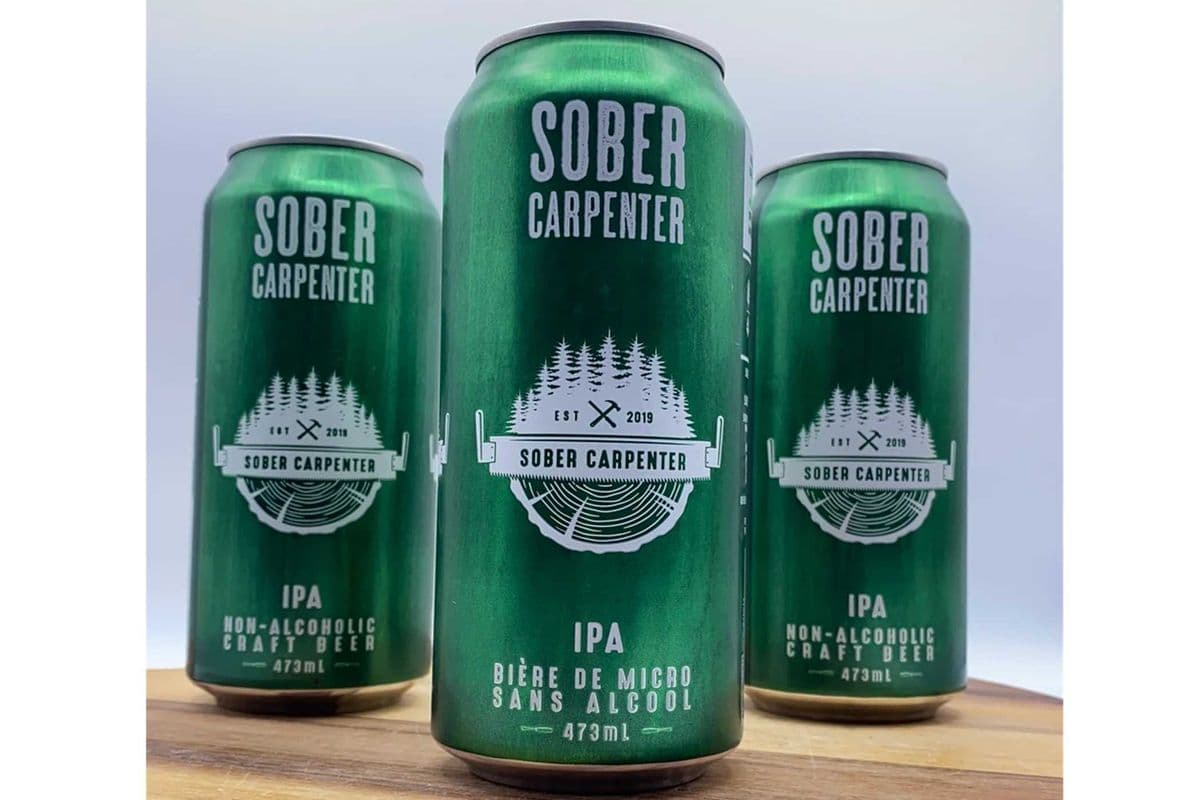 SOBER CARPENTER NON ALCHOLIC CRAFT IPA 4 CANS (4 x 473ML)