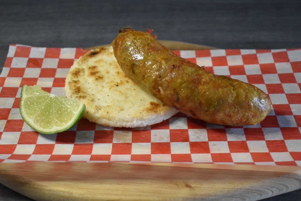 Chorizo + Arepa