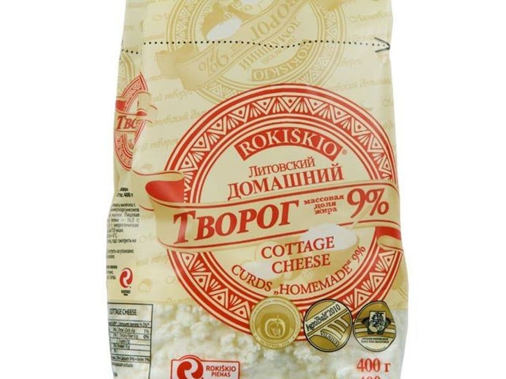 ROKISKIO HOMEMADE 9% COTTAGE CHEESE 400G