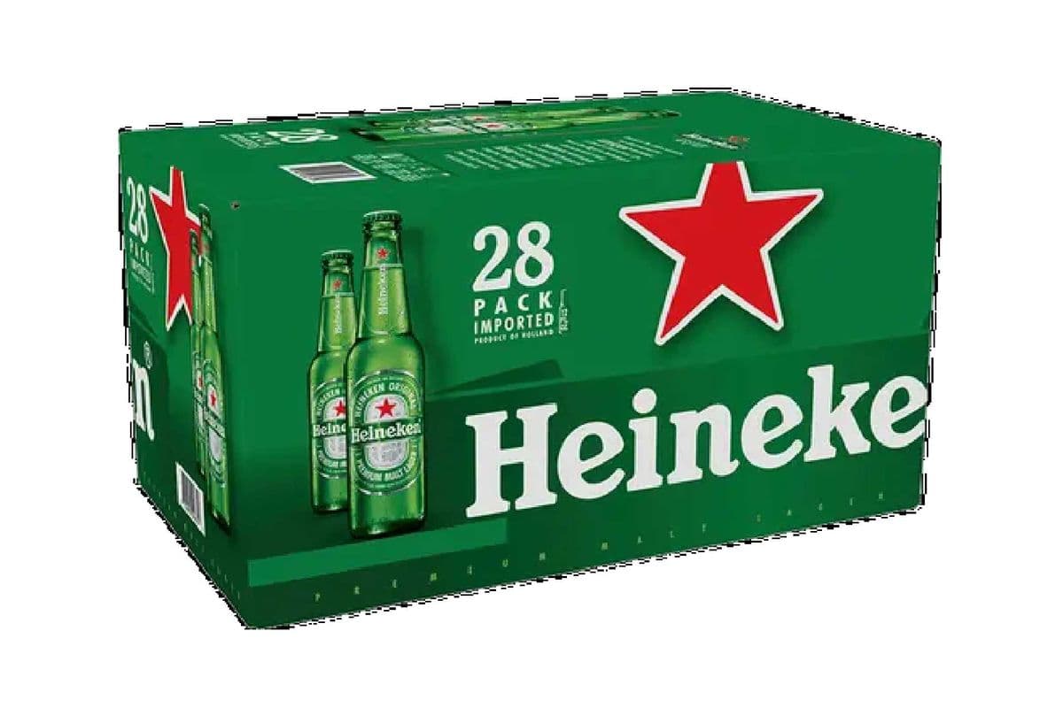 Heineken Lager (28 Pack Bottles) (28 x 355ml)