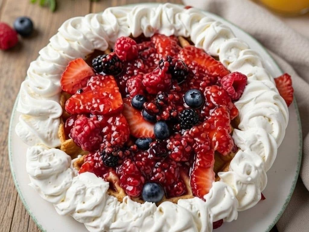 Berry Explosion Waffle