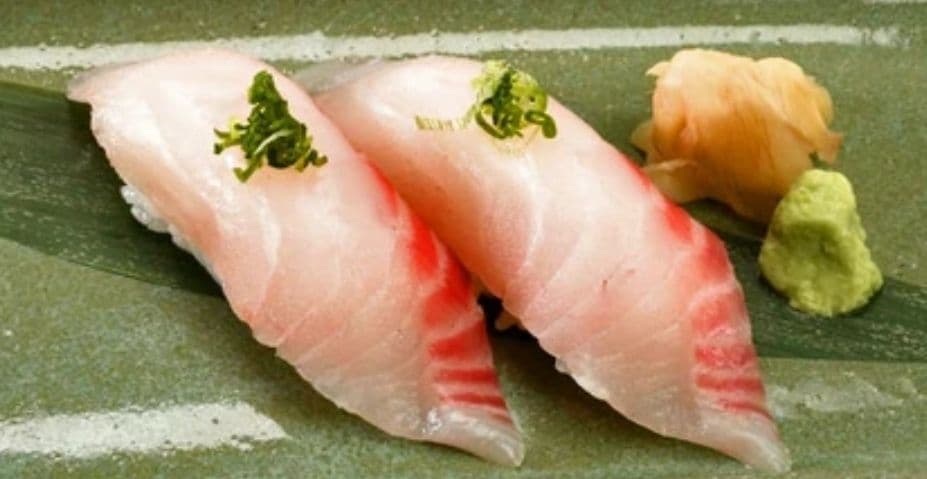 21. Tilapia Sushi (2 pcs) (70 Cal)