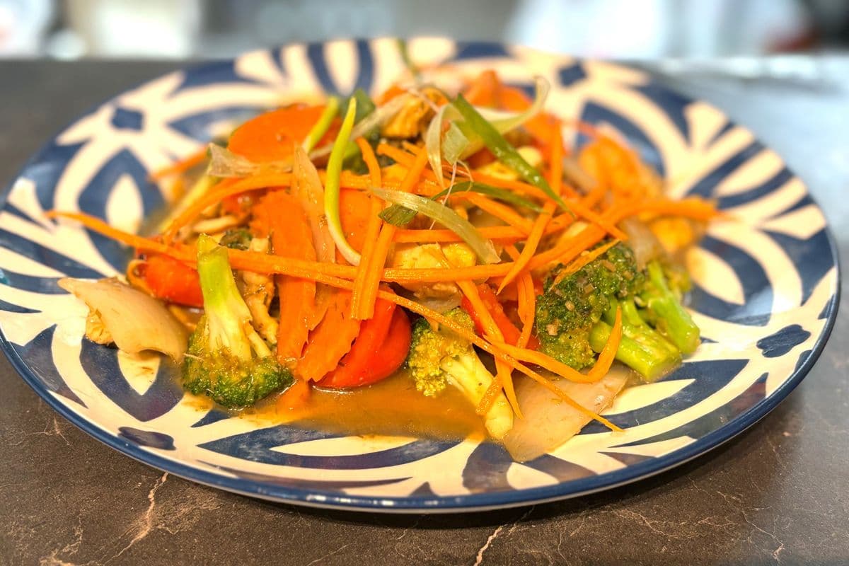 45. Lemongrass Stir Fry(ผัดตะไคร้)