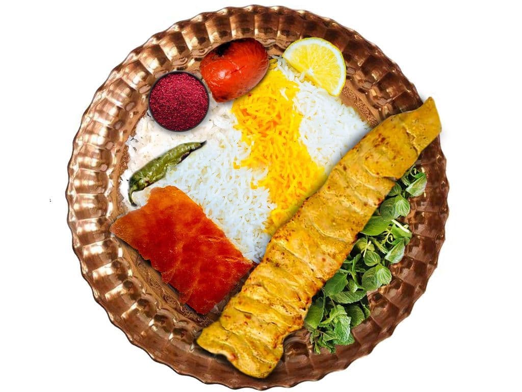 Barg Chicken Kebab/Kebab de poulet Barg
