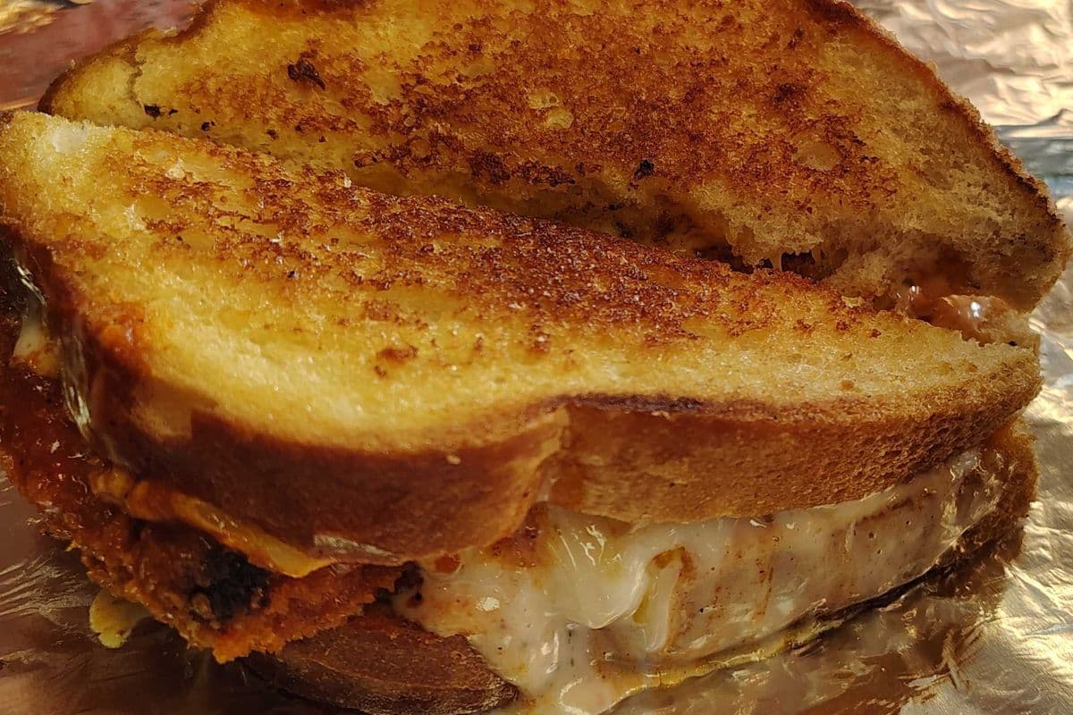 Buffalo Chicken Grilled cheese