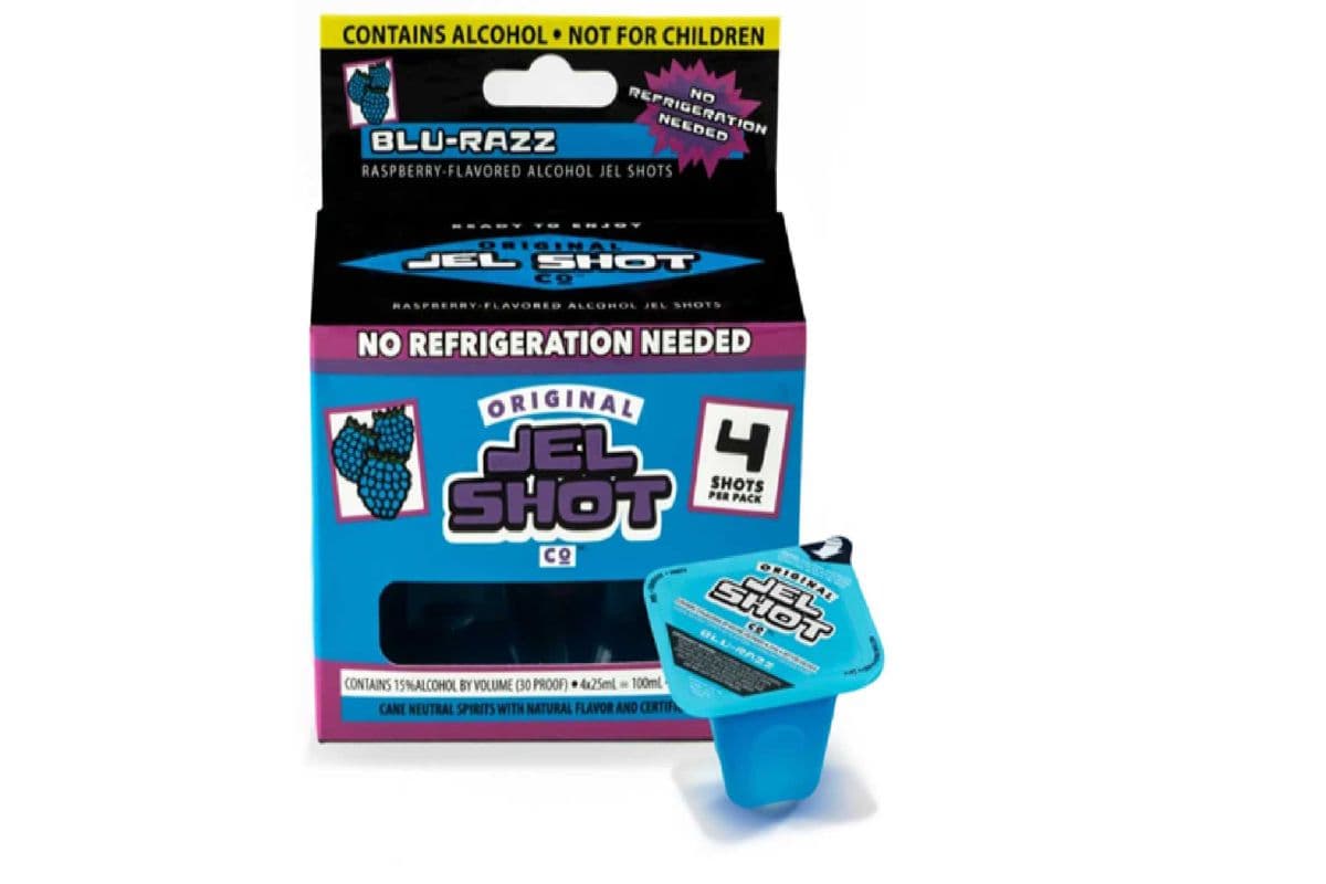Jel Shot Blue-Razz (4 x 25 ml)