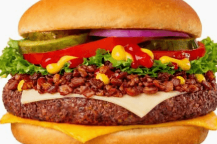 Steak Bacon, Swiss, and Cheddar Burger Combo
